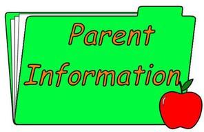 Folder with Parents Information title